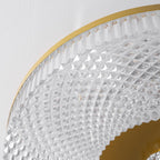 Textured Round LED Ceiling Light for Indoor Spaces | Ridorn