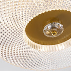 Textured Round LED Ceiling Light for Indoor Spaces | Ridorn