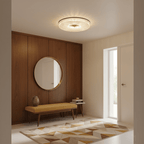 Textured Round LED Ceiling Light for Indoor Spaces | Ridorn