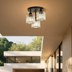 Modern Semi-Flush Cylinder Ceiling Light for Bedrooms | Ridorn