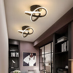 Abstract Swirl LED Ceiling Light for Modern Interiors | Ridorn