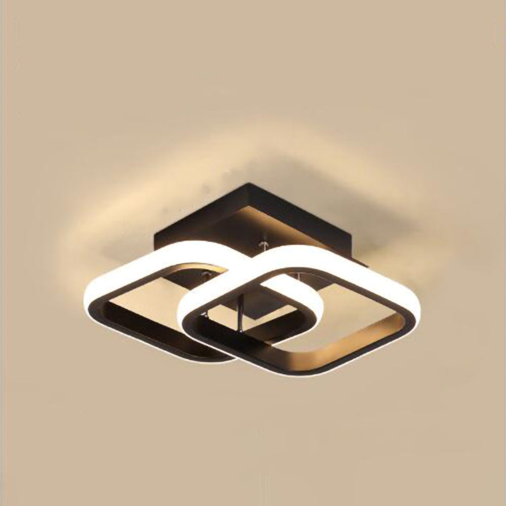 Abstract Swirl LED Ceiling Light for Modern Interiors | Ridorn