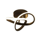 Abstract Swirl LED Ceiling Light for Modern Interiors | Ridorn