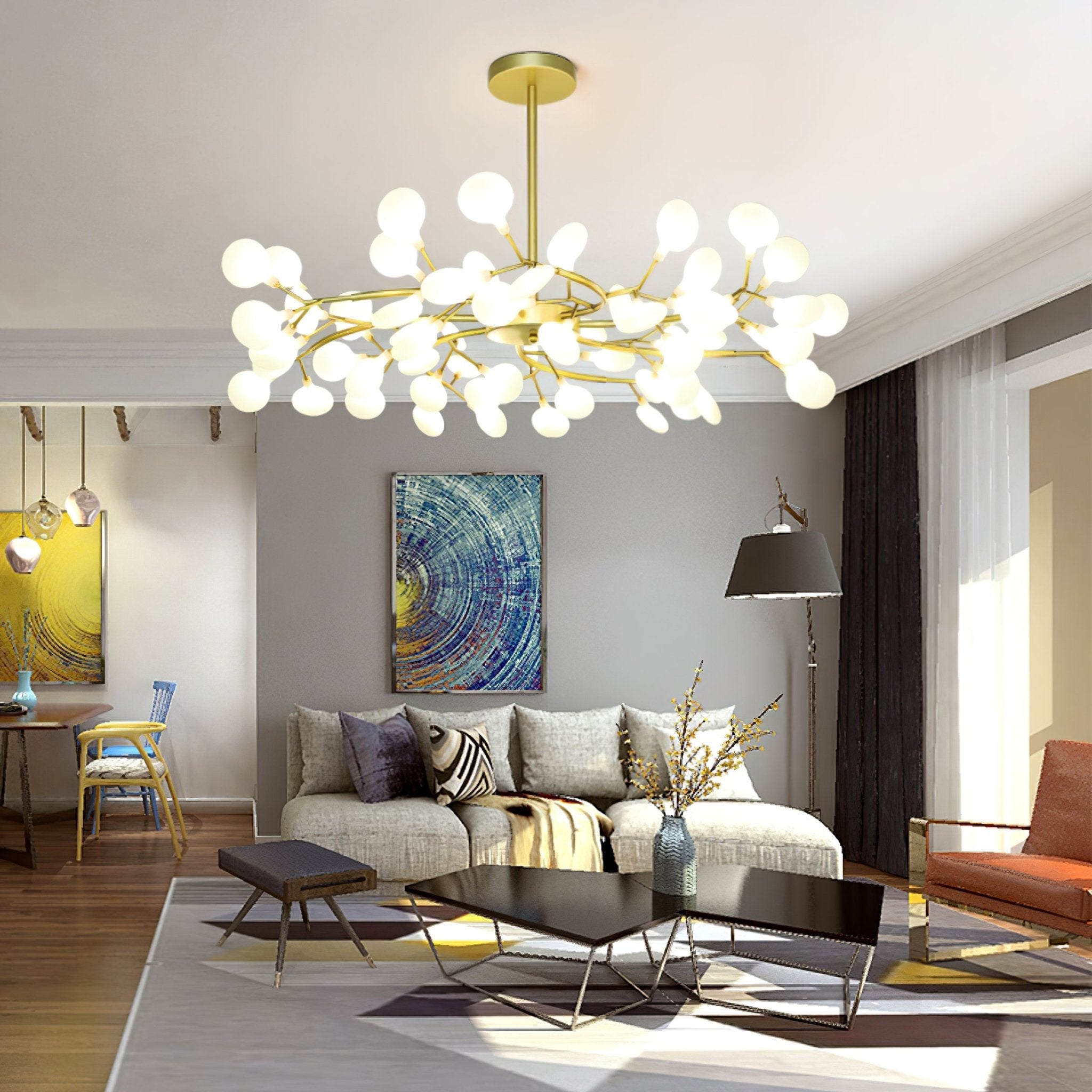 Chandelier Light |  30 to 63 Heads | Ridorn