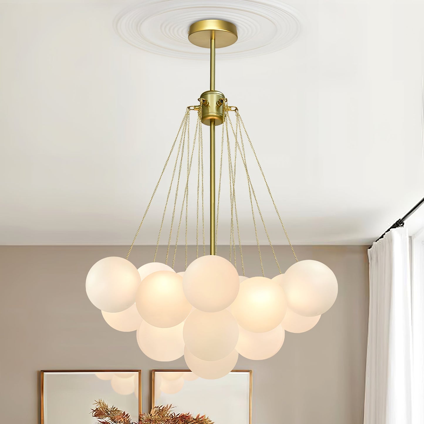 Chandelier Light | Bubble Cluster Ceiling Lamp | Ridorn