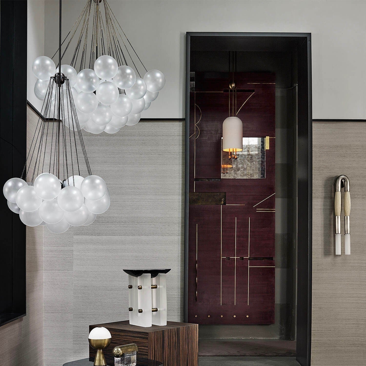 Chandelier Light | Bubble Cluster Ceiling Lamp | Ridorn