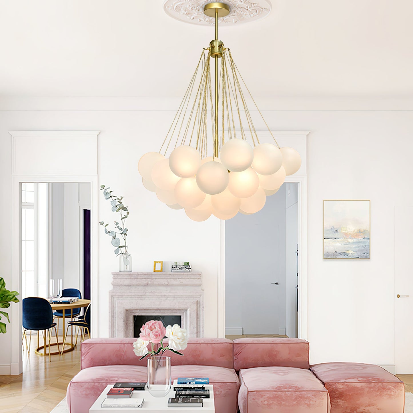 Chandelier Light | Bubble Cluster Ceiling Lamp | Ridorn