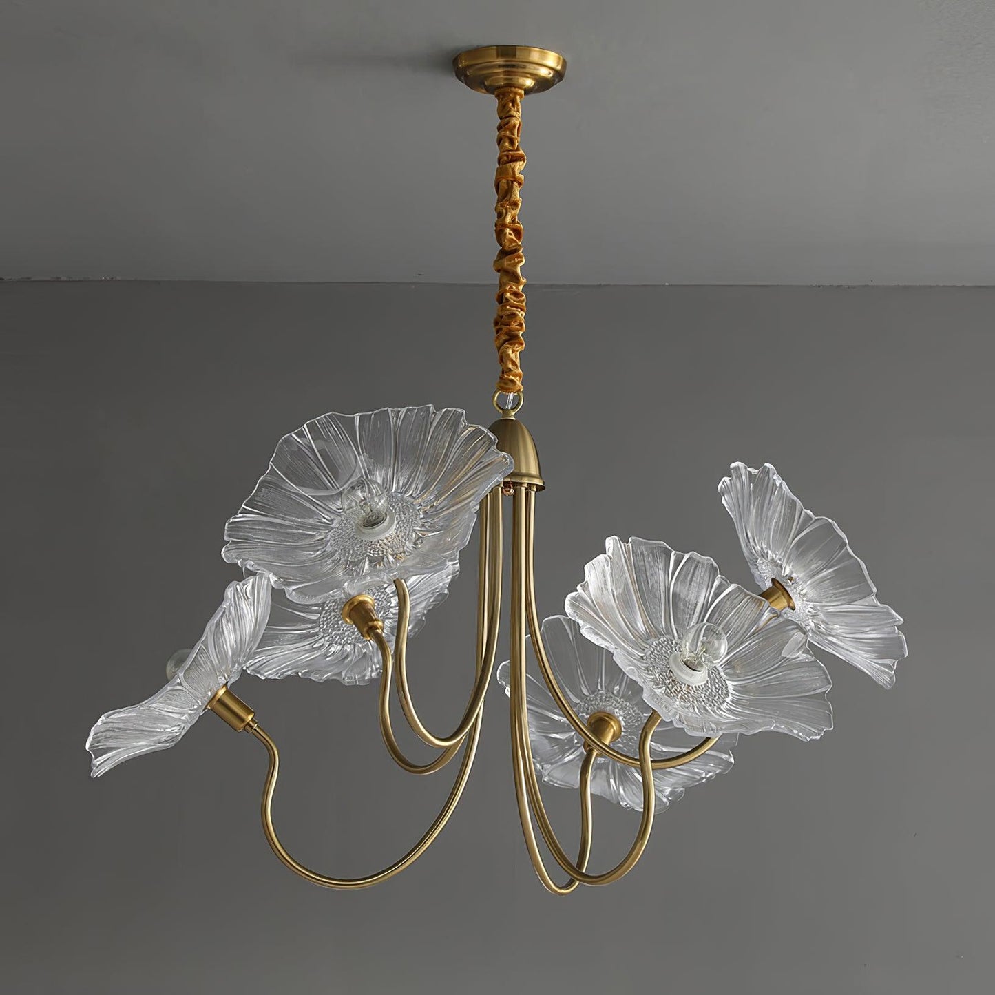 Chandelier Light | Ceiling Lamp with Lutos Flower Design | Ridorn
