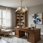 Chandelier Light | Ceiling Lamp with Lutos Flower Design | Ridorn