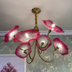 Chandelier Light | Ceiling Lamp with Lutos Flower Design | Ridorn