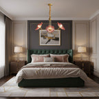 Chandelier Light | Ceiling Lamp with Lutos Flower Design | Ridorn