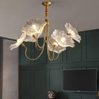 Chandelier Light | Ceiling Lamp with Lutos Flower Design | Ridorn