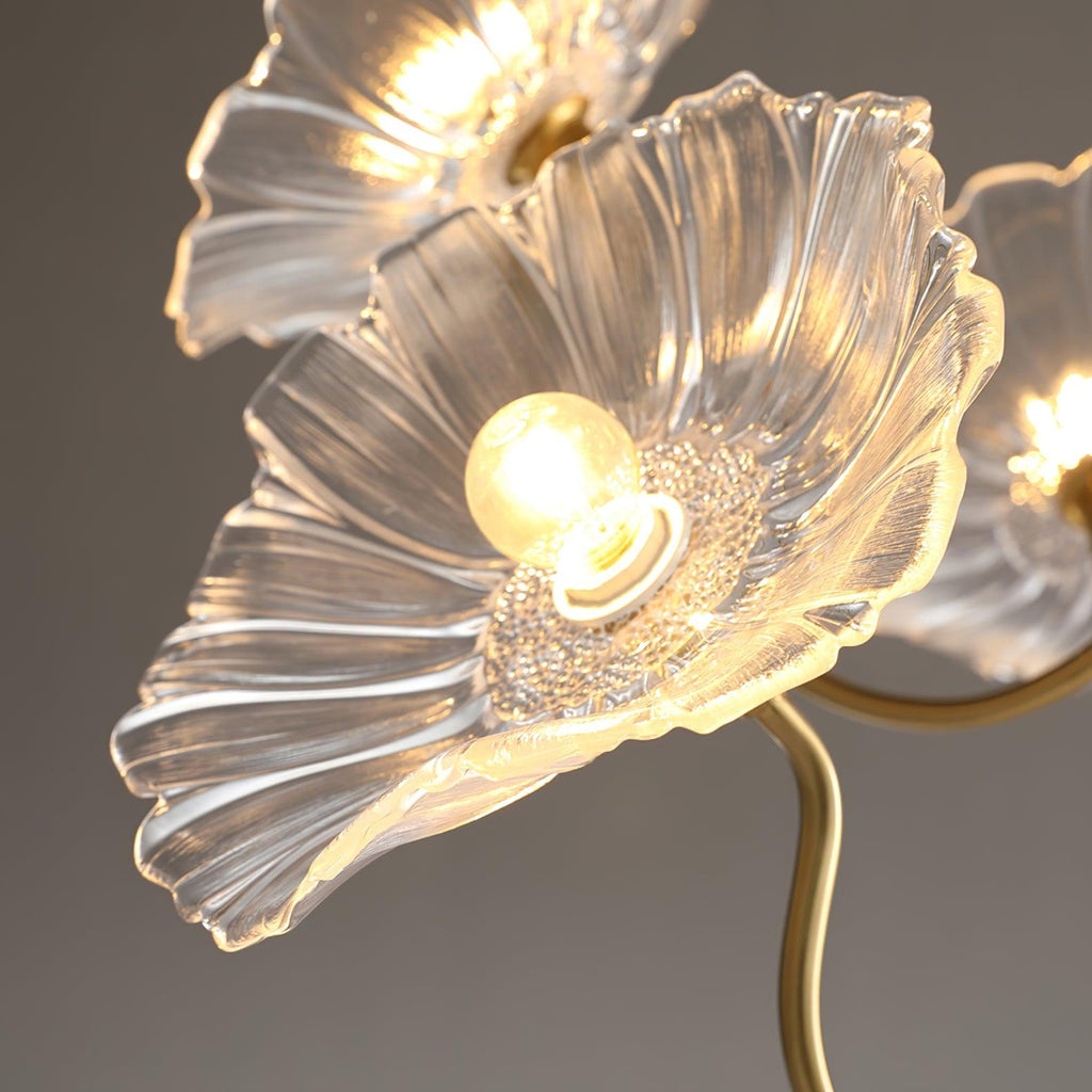 Chandelier Light | Ceiling Lamp with Lutos Flower Design | Ridorn