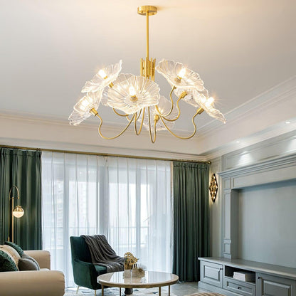 Chandelier Light | Ceiling Lamp with Lutos Flower Design | Ridorn