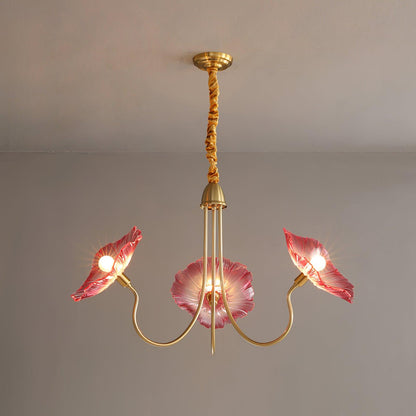 Chandelier Light Fixture | Ceiling Lamp with 3 or 6 Heads | Ridorn
