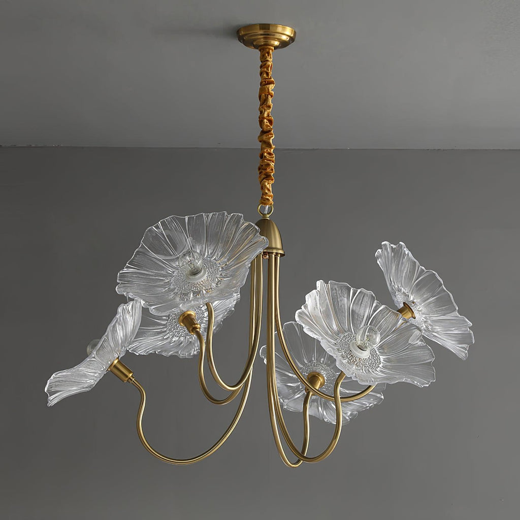 Chandelier Light Fixture | Ceiling Lamp with 3 or 6 Heads | Ridorn
