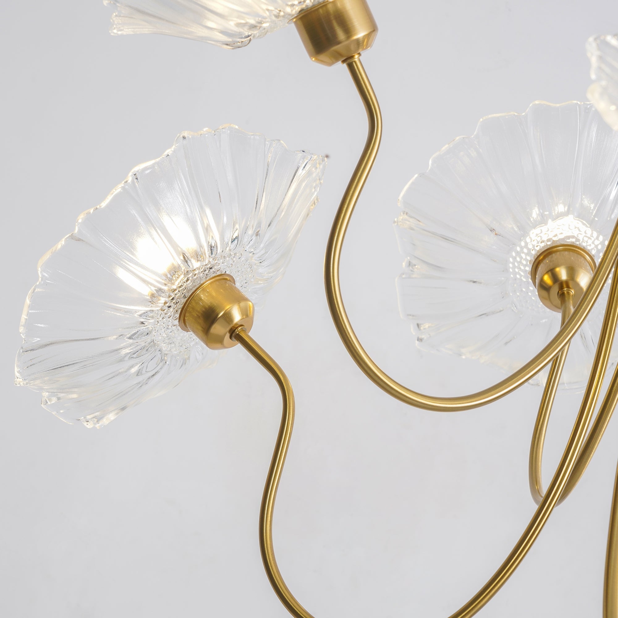 Chandelier Light Fixture | Ceiling Lamp with 3 or 6 Heads | Ridorn