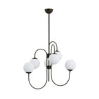 Chandelier Light Fixture | Ceiling Lamp with Gooseneck Design | Ridorn