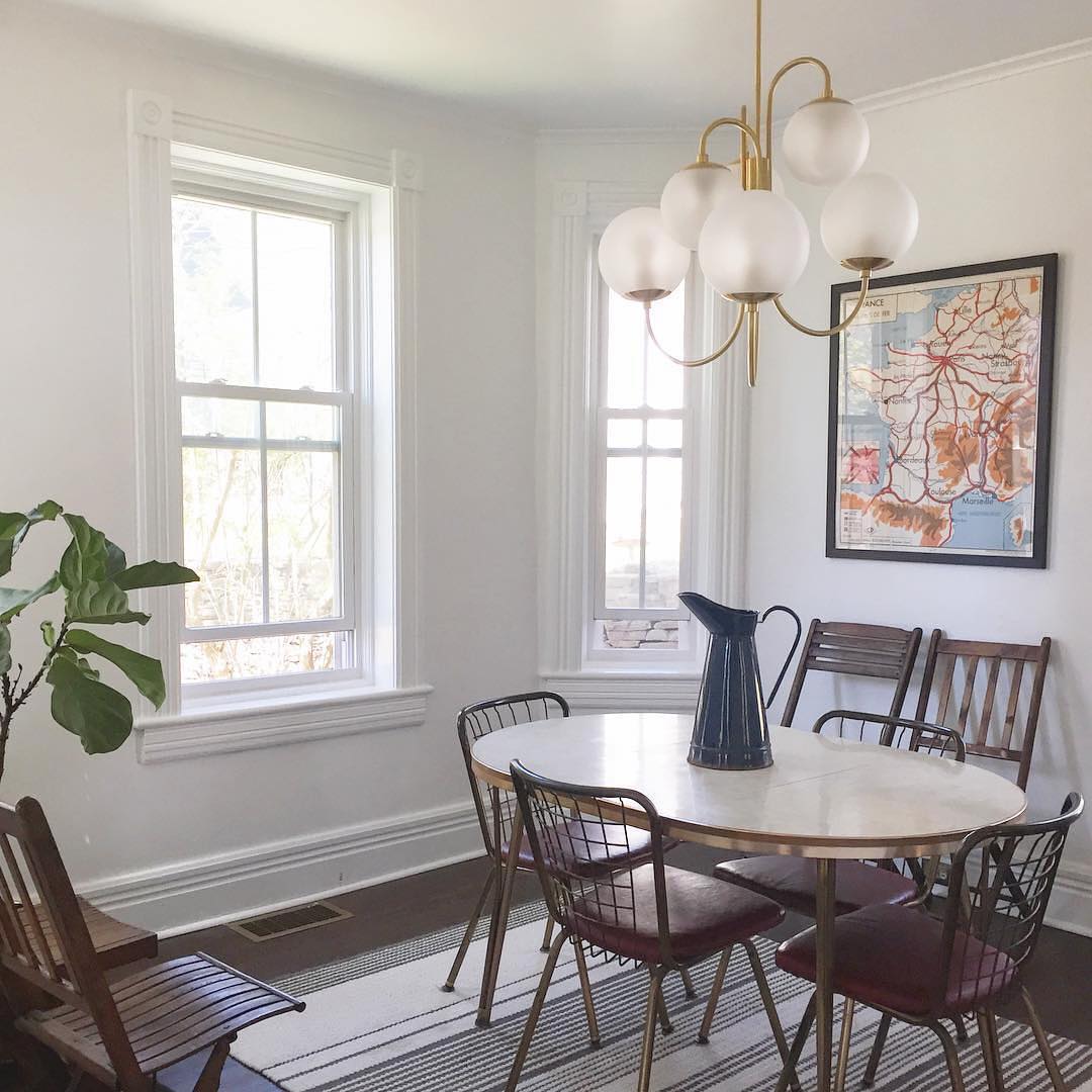 Chandelier Light Fixture | Ceiling Lamp with Gooseneck Design | Ridorn