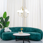 Chandelier Light Fixture | Ceiling Lamp with Gooseneck Design | Ridorn