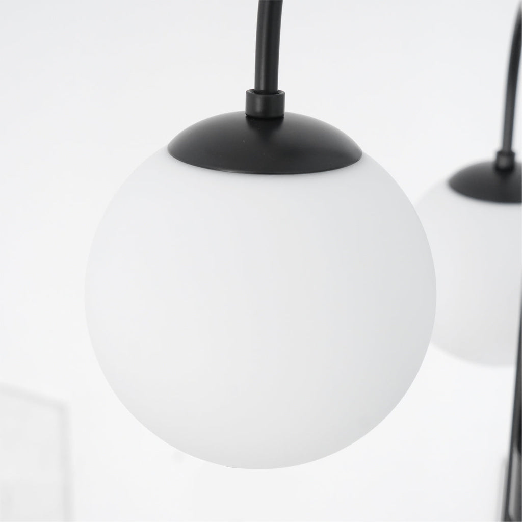 Chandelier Light Fixture | Ceiling Lamp with Gooseneck Design | Ridorn