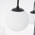 Chandelier Light Fixture | Ceiling Lamp with Gooseneck Design | Ridorn