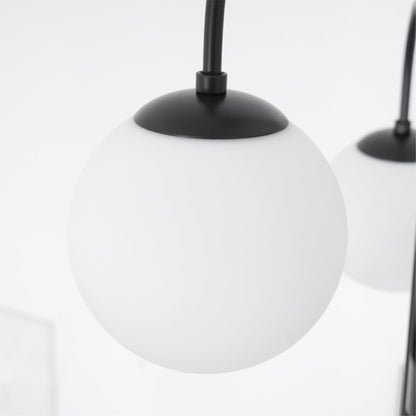 Chandelier Light Fixture | Ceiling Lamp with Gooseneck Design | Ridorn
