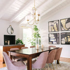 Chandelier Light Fixture | Ceiling Lamp with Gooseneck Design | Ridorn