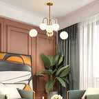 Chandelier Light Fixture | Ceiling Lamp with Gooseneck Design | Ridorn