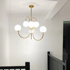 Chandelier Light Fixture | Ceiling Lamp with Gooseneck Design | Ridorn
