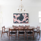Chandelier Light Fixture | Ceiling Lamp with Gooseneck Design | Ridorn