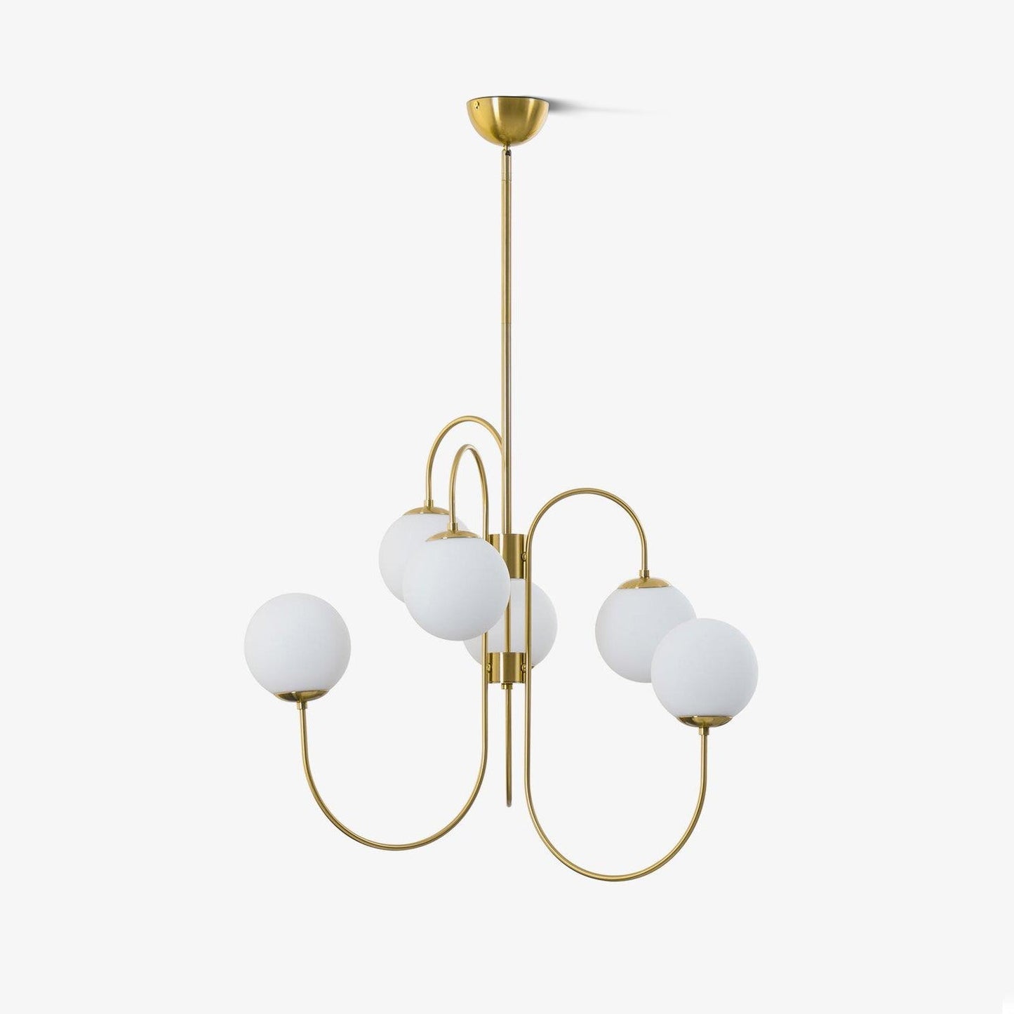 Chandelier Light Fixture | Ceiling Lamp with Gooseneck Design | Ridorn