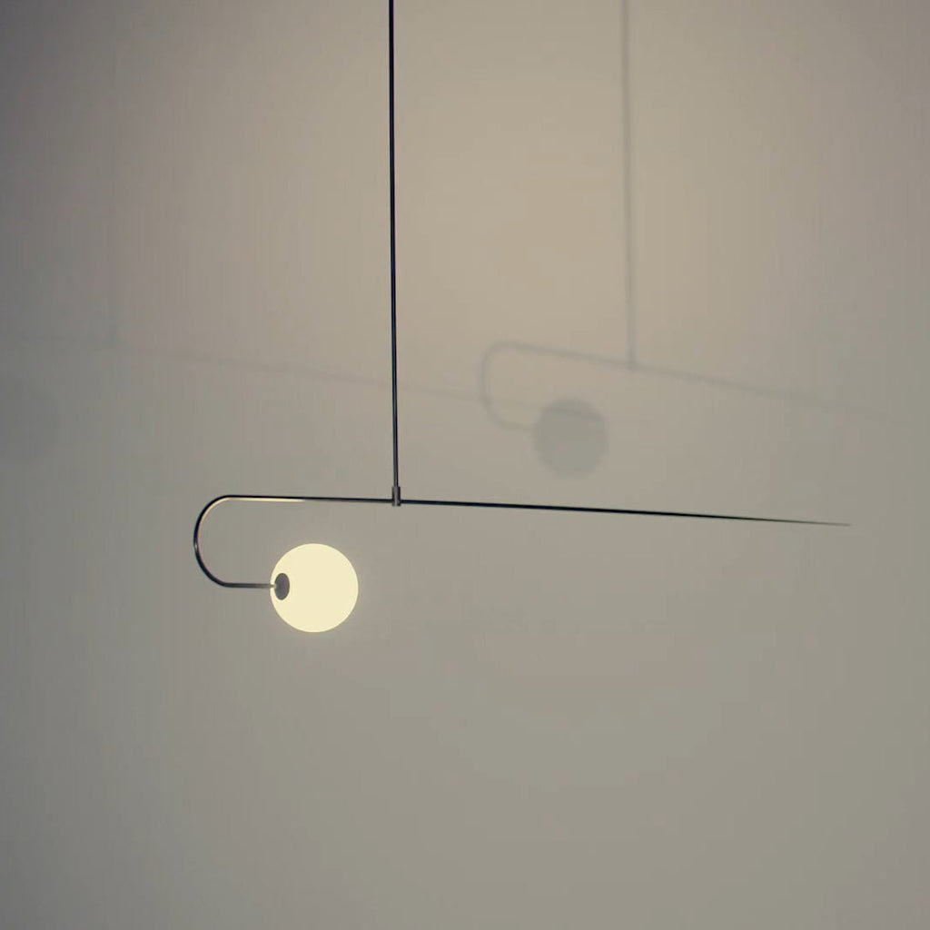 Chandelier Light | Ceiling Lamp with Mobile Arc Design | Ridorn