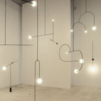 Chandelier Light | Ceiling Lamp with Mobile Arc Design | Ridorn