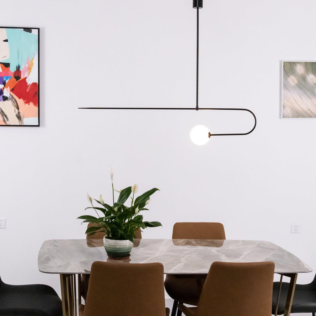 Chandelier Light | Ceiling Lamp with Mobile Arc Design | Ridorn