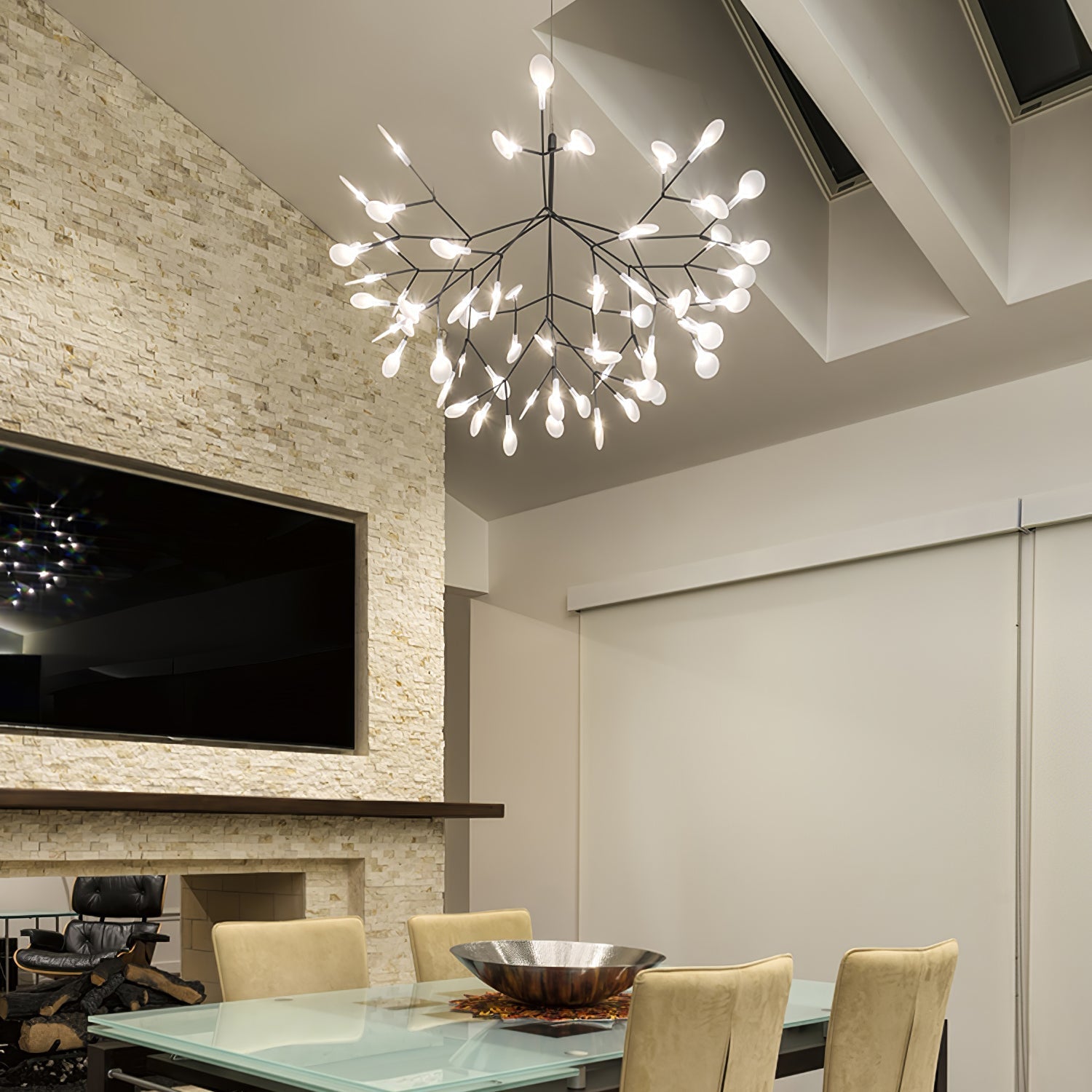 Chandelier Light Fixture | Ceiling Lamp with Multiple Heads | Ridorn