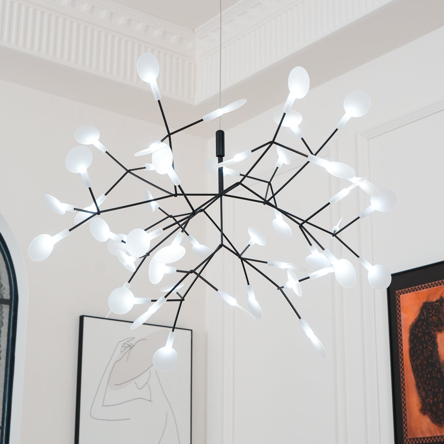 Chandelier Light Fixture | Ceiling Lamp with Multiple Heads | Ridorn