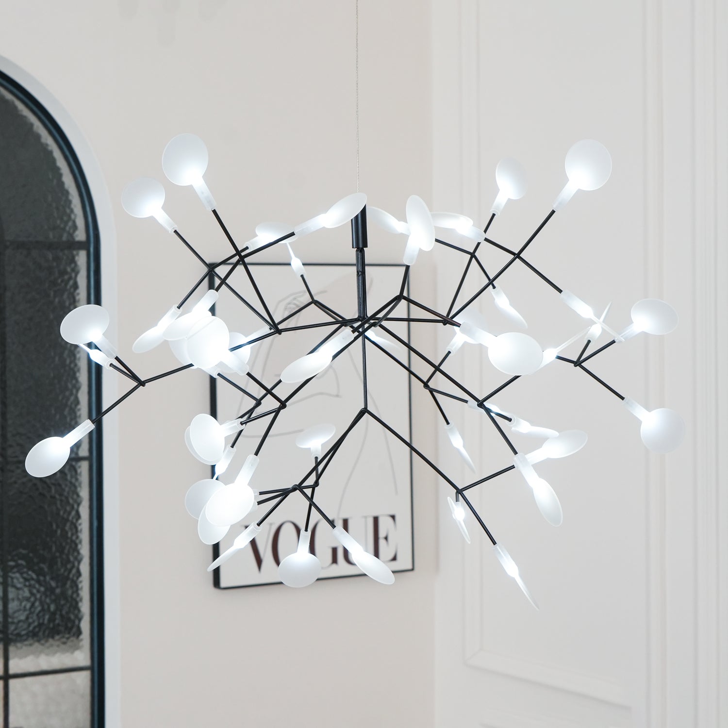 Chandelier Light Fixture | Ceiling Lamp with Multiple Heads | Ridorn