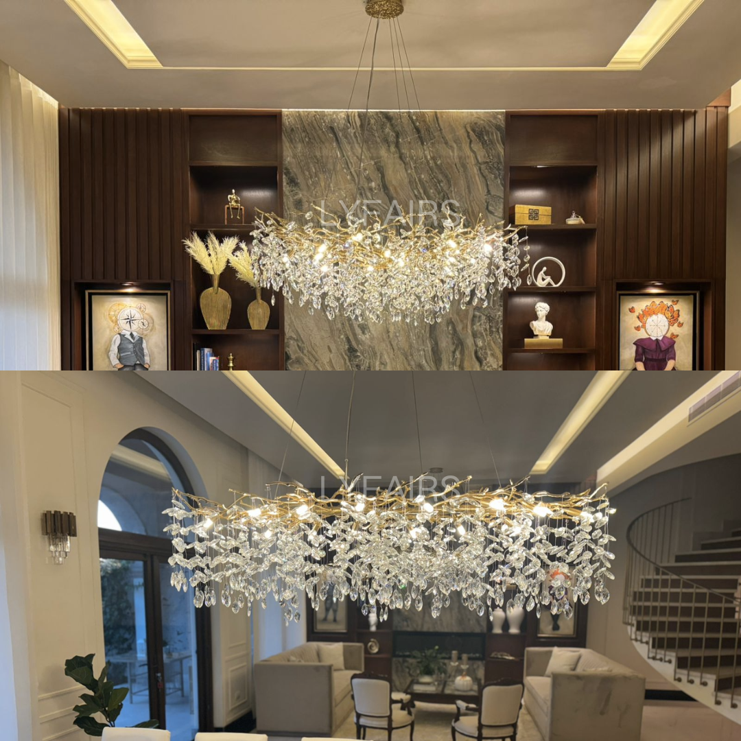 Chandelier Light Multi Head | Ceiling Suspension Fixture | Ridorn