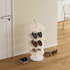Chic Apple-Shaped Shoe Rack with 4 to 6 Tiers for Storage | Ridorn-Shoe Storage & Organization-Ridorn