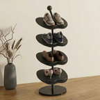 Chic Apple-Shaped Shoe Rack with 4 to 6 Tiers for Storage | Ridorn-Shoe Storage & Organization-Ridorn
