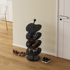 Chic Apple-Shaped Shoe Rack with 4 to 6 Tiers for Storage | Ridorn-Shoe Storage & Organization-Ridorn
