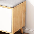 Chic Scandinavian Solid Wood Shoe Storage Cabinet with 2 | Ridorn-Shoe Cabinets-Ridorn