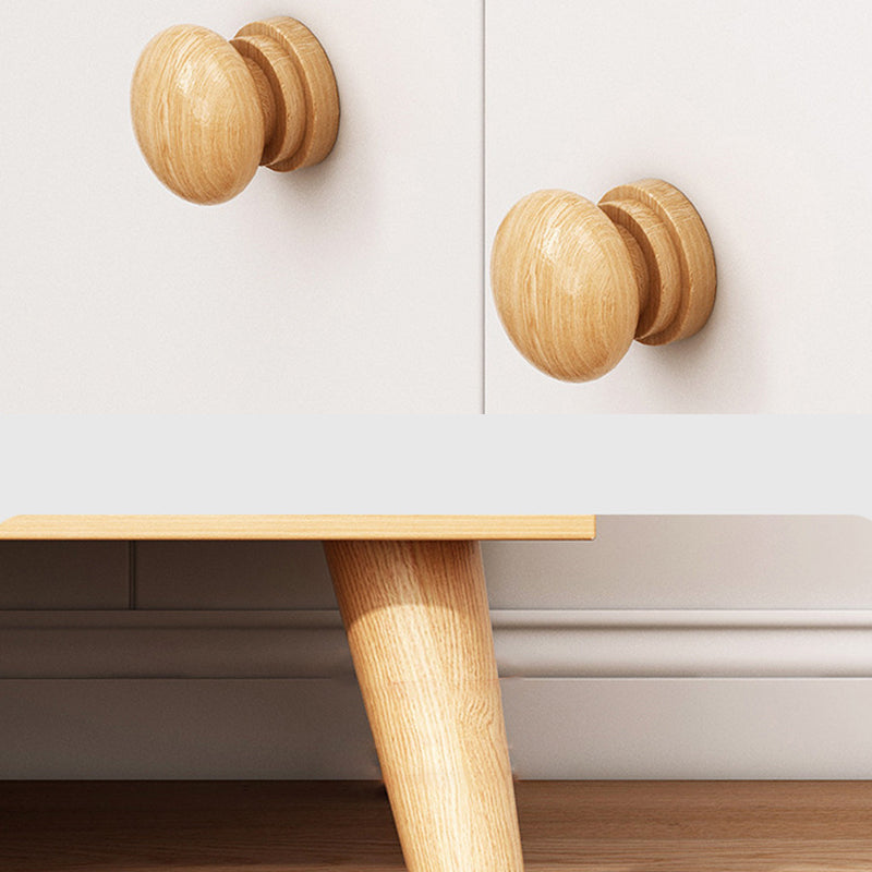 Chic Scandinavian Solid Wood Shoe Storage Cabinet with 2 | Ridorn-Shoe Cabinets-Ridorn
