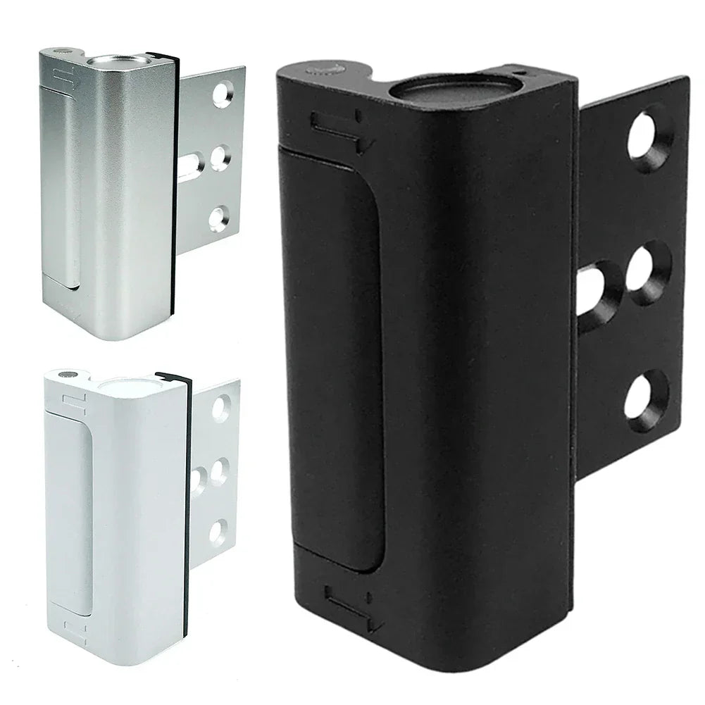 Childproof Door Safety Latch, Anti-Theft Alloy Door Reinforcement Lock for Home Security-Ridorn