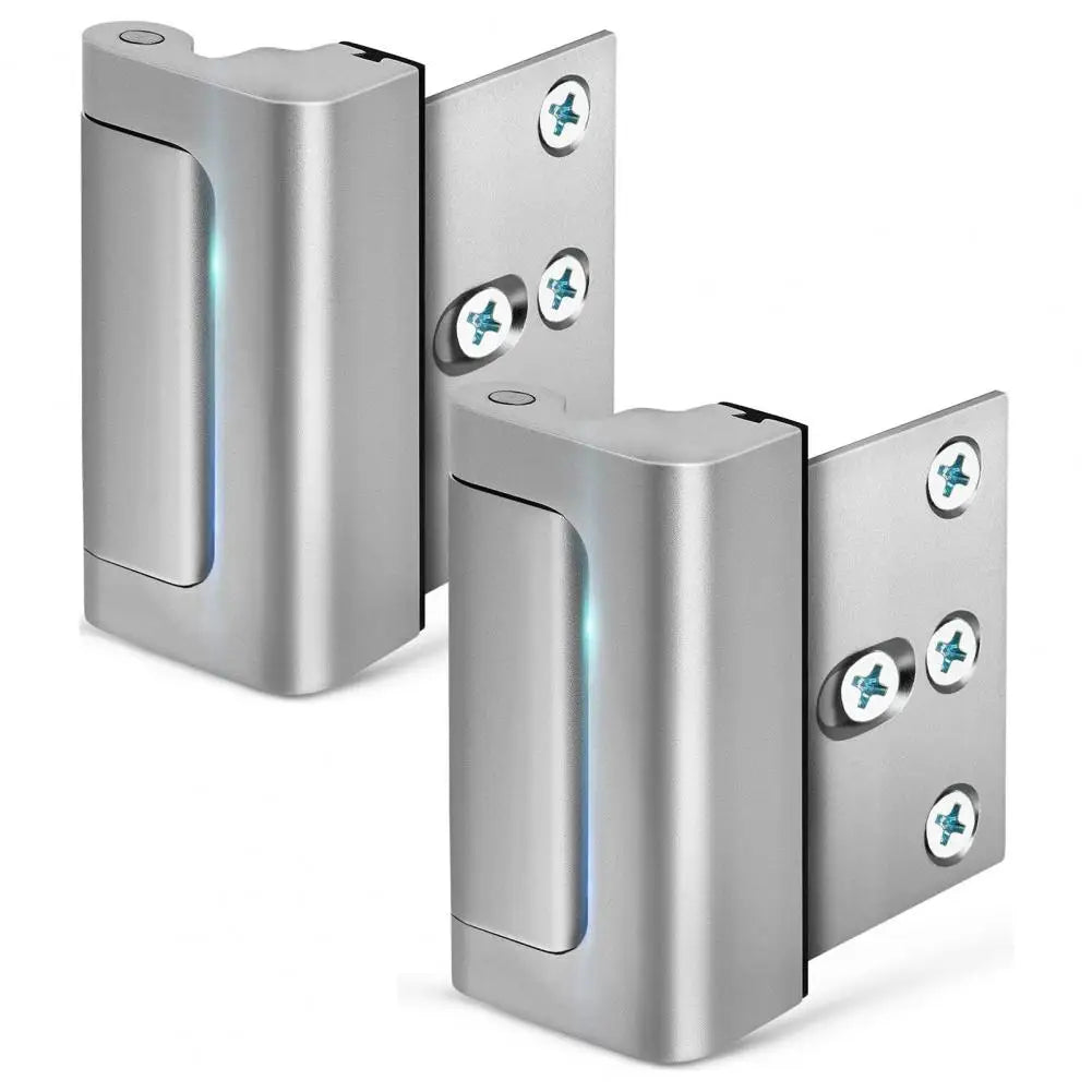 Childproof Door Safety Latch, Anti-Theft Alloy Door Reinforcement Lock for Home Security-Ridorn