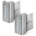 Childproof Door Safety Latch, Anti-Theft Alloy Door Reinforcement Lock for Home Security-Ridorn