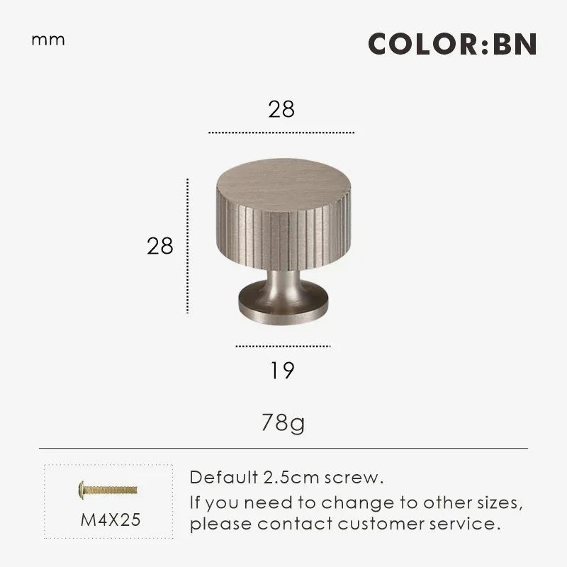 Claro Cabinet Knobs-Cabinet Handle-Ridorn