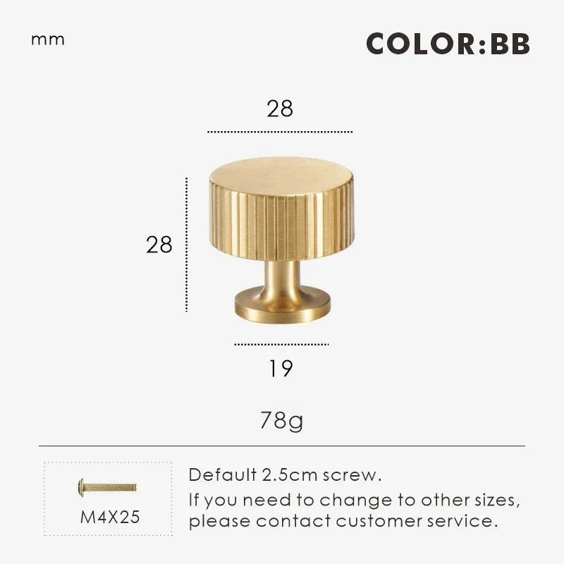 Claro Cabinet Knobs-Cabinet Handle-Ridorn