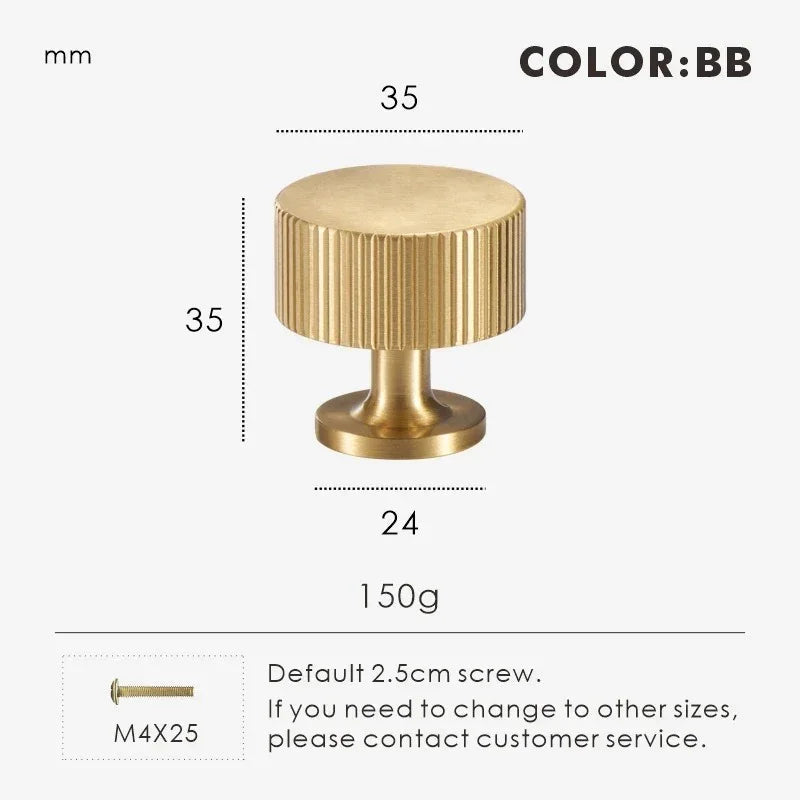 Claro Cabinet Knobs-Cabinet Handle-Ridorn